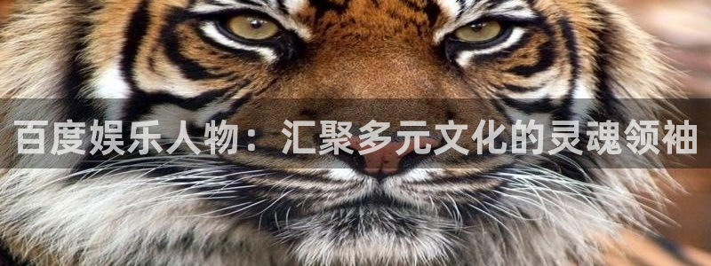 摩臣5平台麻将胡了：百度娱乐人物：汇聚多元文化的灵魂领袖